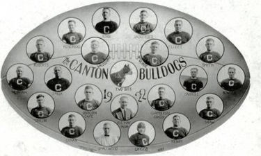 1922 NFL Champions <br> Canton Bulldogs