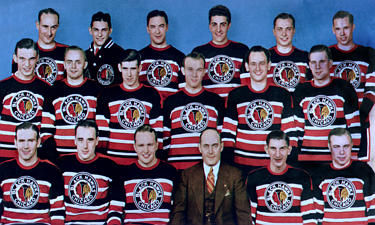 1937/38 Stanley Cup Champions <br> Chicago Black Hawks
