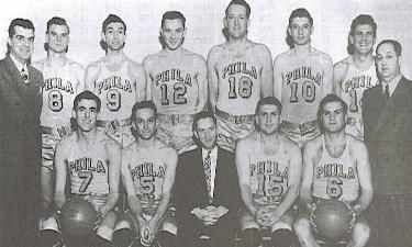 1946/47 BAA Champions <br> Philadelphia Warriors