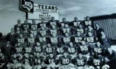 1962 AFL Champions <br> Dallas Texans