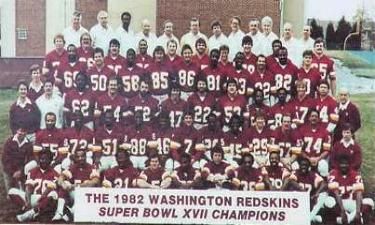 Super Bowl XVII Champions (1982) <br> Washington Redskins