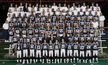 Super Bowl XXXVI Champions (2001) <br> New England Patriots