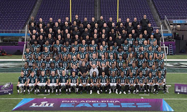 Super Bowl LII Champions (2017) <br> Philadelphia Eagles