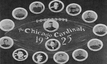 1925 NFL Champions* <br> Chicago Cardinals *-Disputed