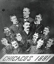 1881 NL Champions <br> Chicago White Stockings