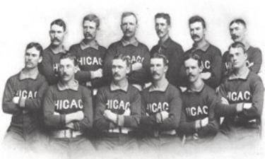 1885 National League Champions <br> Chicago White Stockings