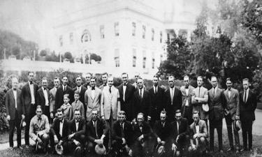 1924 World Champions Washington Nationals at a White House Celebration.