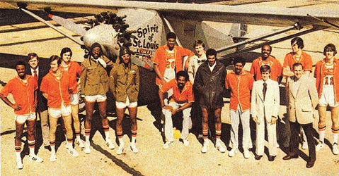 The Spirits ofSt. Louis pose in front